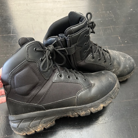 INTERCEPTOR Men's Black Tactical Boots. Size 11 - Picture 5 of 7